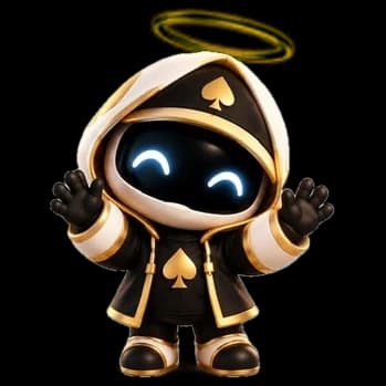 Halo, the Poker Halo mascot (happy)
